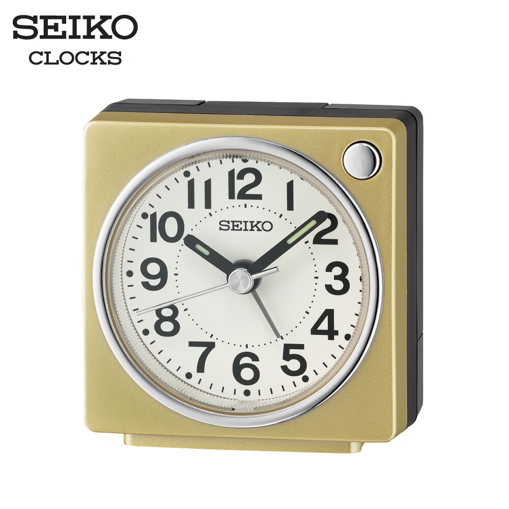 SEIKO CLOCKS นาฬิกาปลุก รุ่น QHE196G ขนาด 2.5 นิ้ว