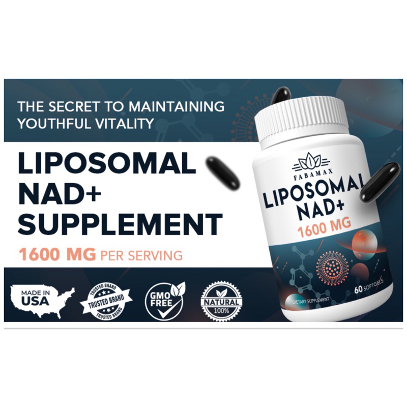 LIPOSOMAL NAD1600 MG‼ดูดซึมได้ดีขึ้น 20 เท่า‼ชะลอวัย รูปที่ 2