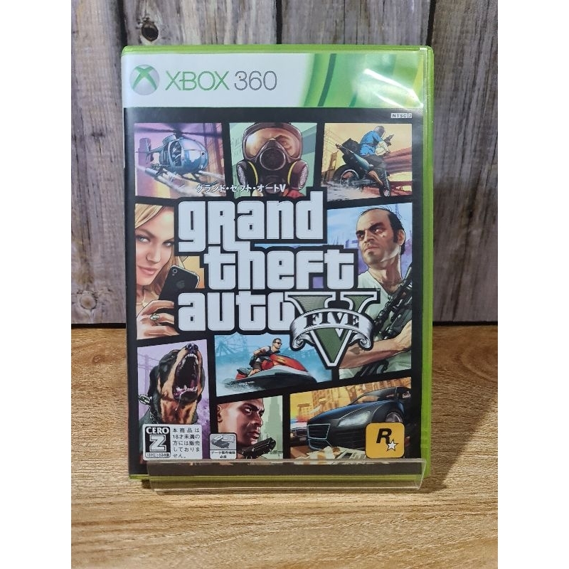 แผ่นเกม Gtav Gta5 XBOX360 Zone: Ntscแผ่นแท้