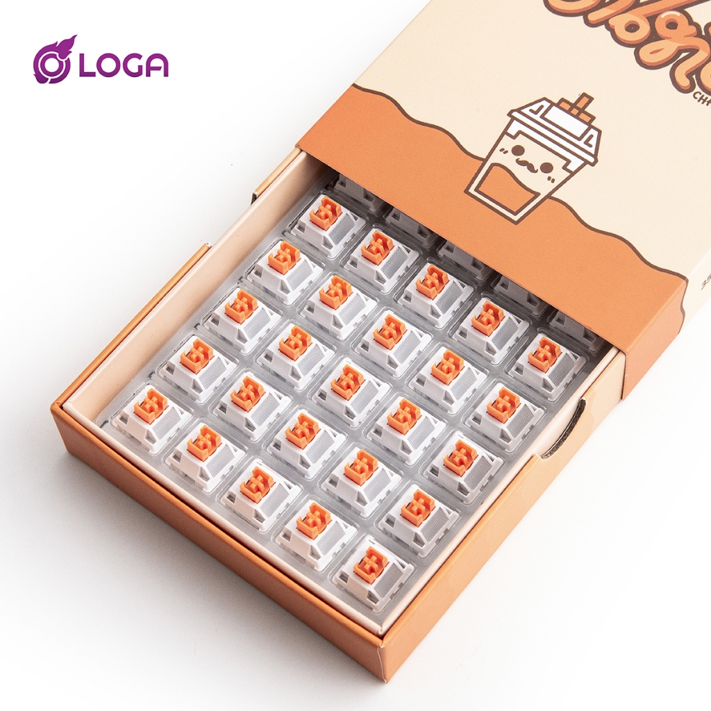 LOGA  MECHANICAL KEYBOARD SWITCHES : NOMYEN / CHATHAI / NOMSOD / MATCHA (35 pcs / box )