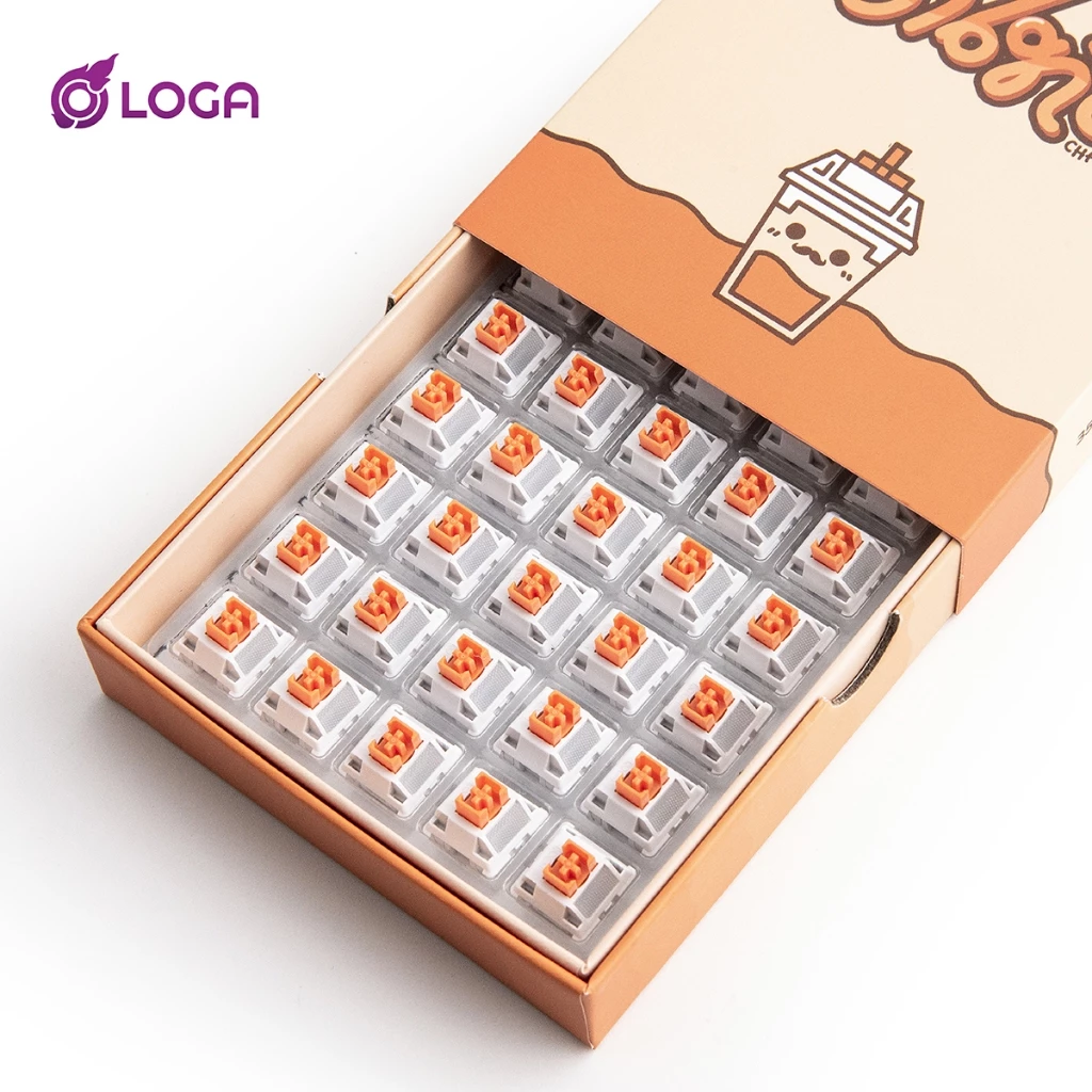 LOGA MECHANICAL KEYBOARD SWITCHES : NOMYEN / CHATHAI / NOMSOD / MATCHA (35 pcs / box )