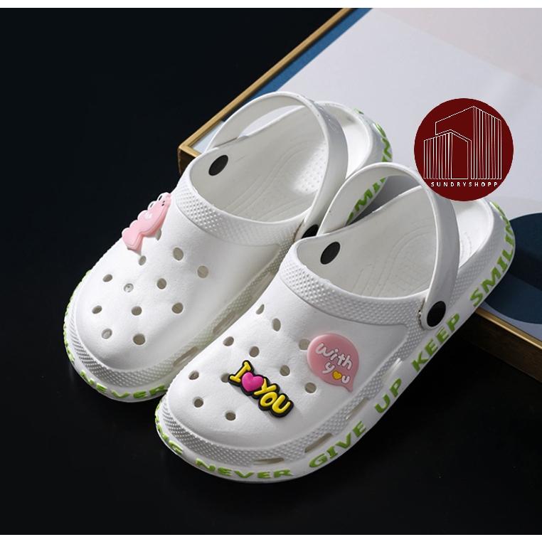 รองเท้าแตะ รองเท้าหัวโต แฟชั่นแบบสวม พื้นนิ่ม ใส่สบาย - รูปที่ 5