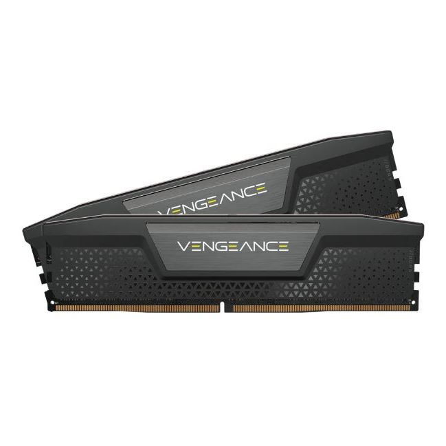 32GB (16GBx2) DDR5 5600MHz RAM (หน่วยความจำ) CORSAIR VENGEANCE DDR5 (INTEL XMP) (BLACK) (CMK32GX5M2B5600C40)