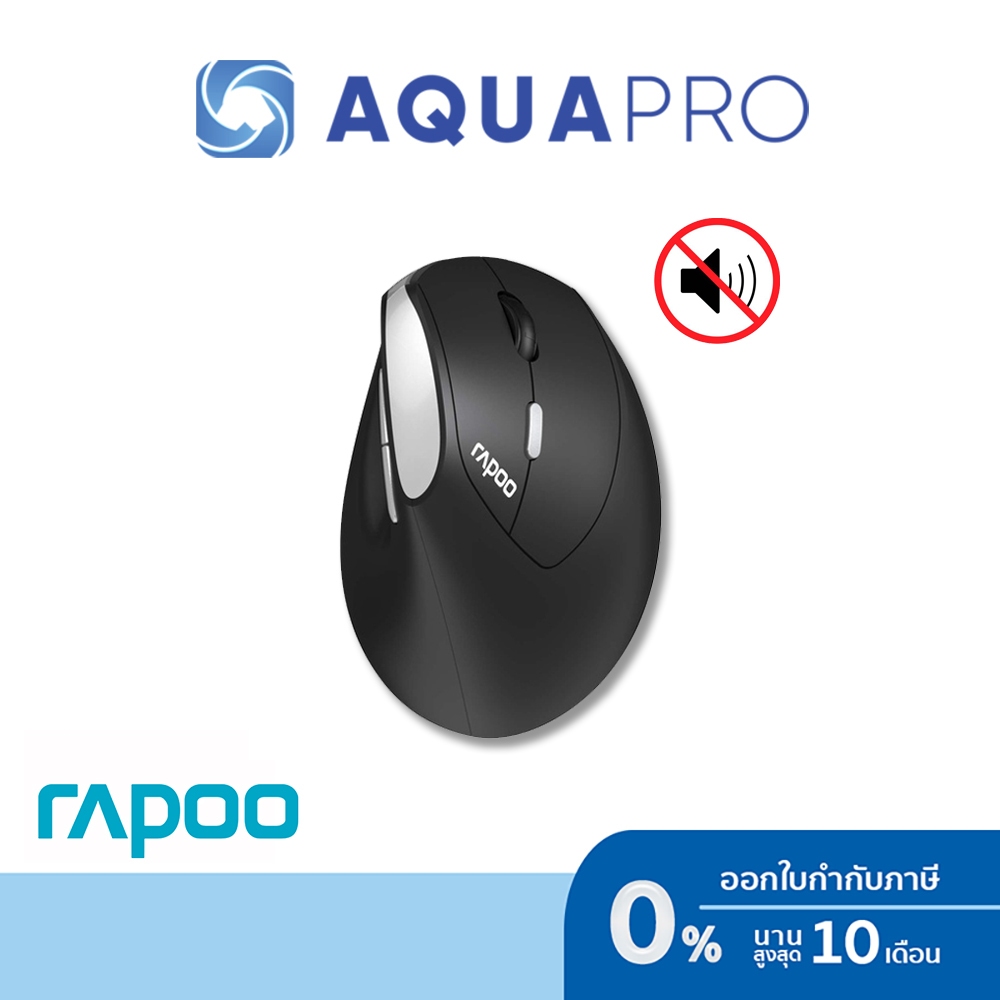 Rapoo EV250 Silent Wireless Optical Mouse เม้าส์ไร้สาย