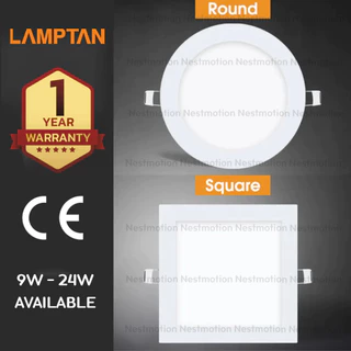 LAMPTAN / LAMPTIFY โคมไฟ LED Downlight Ultra Slim Panel 5 นิ้ว 9w / 6 นิ้ว 12w / 7 นิ้ว 15w / 8 นิ้ว 18w / 11 นิ้ว 24w