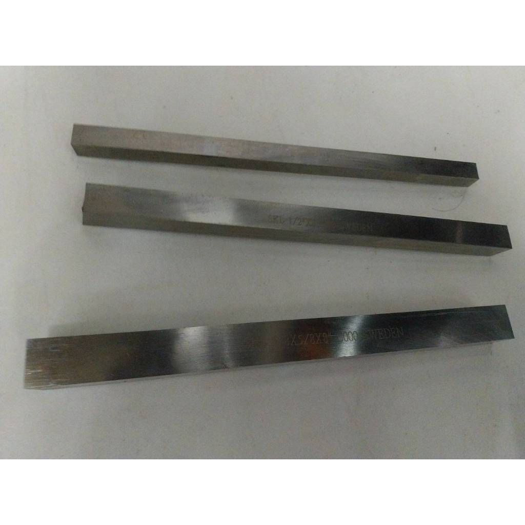 SKL มีดกลึงทรง สี่เหลี่ยม แบน เกรด 3000 SWEDEN ขนาด 3/8"x3/8" 1/2"x1/2" 5/8"x5/8"