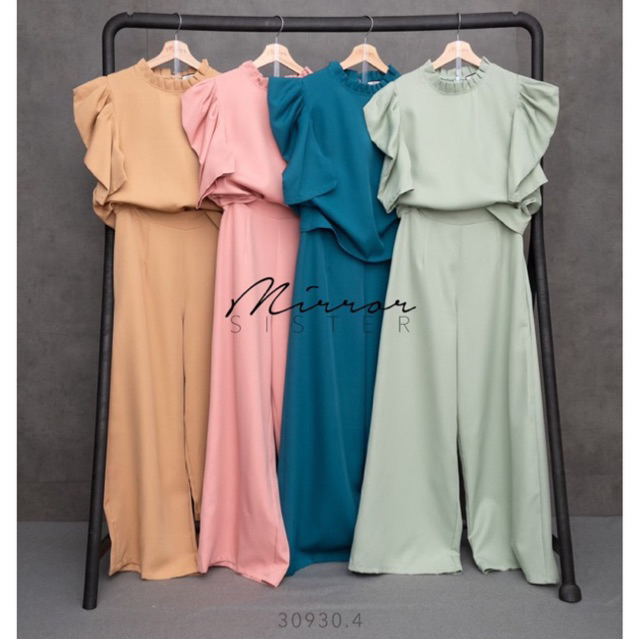 Mirrorsister เสื้อ+กางเกง เซ็ต2ชิ้นสวยหรู#30930.4