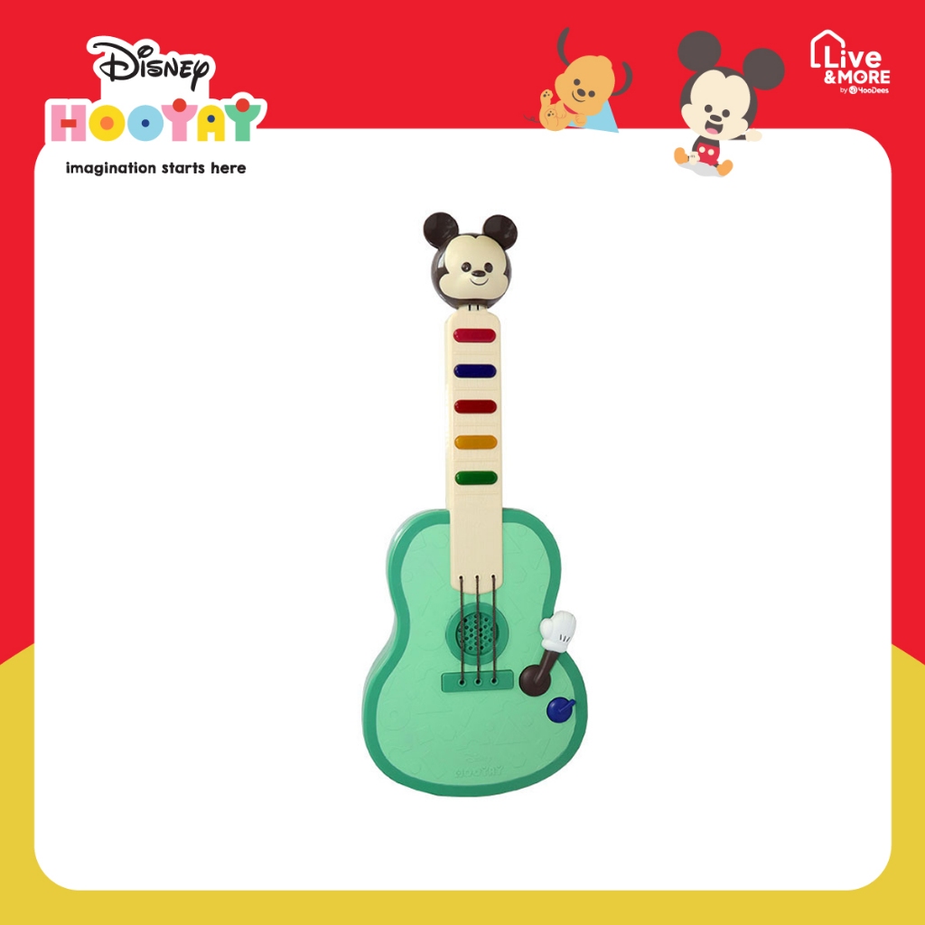 Disney Hooyay ดิสนีย์ ฮูเย่ Musical Guitar กีต้าร์ มิคกี้ (รุ่น ร็อค แอนด์ สวอป)
