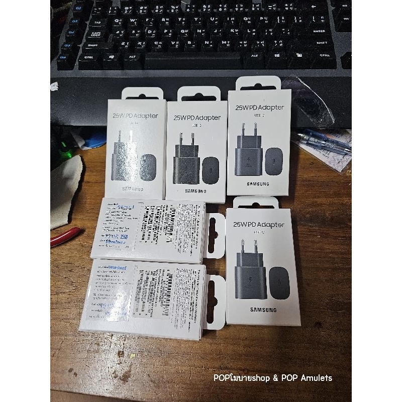 สินค้ามือ 1 หัวชาร์จ Samsung USB C 25 วัตต์ PD Adapter ของแท้ศูนย์ไทยรับประกันแท้ล้านเปอร์เซ็นต์ไม่แ