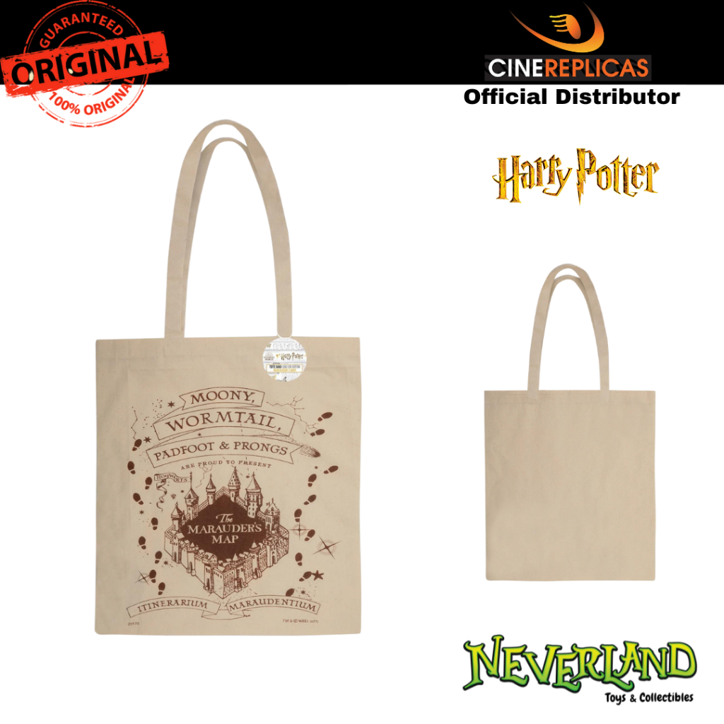 (Cinereplicas) Harry Potter Marauder's Map Tote Bag Cinereplicas Wizarding World