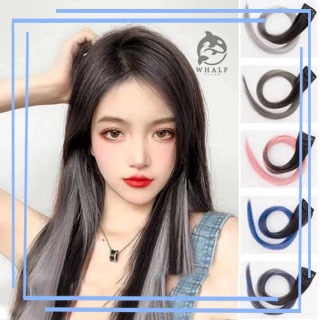 ผมไฮไลท์ ผมวิกผมปลอม แบบกิ๊บติดผมสามารถทำได้หลากหลายแนวแฮร์พีชไฮไลท์ ช่อไฮไลท์  สีเยอะ วิกผมไฮไลท์แบบลิซ่า