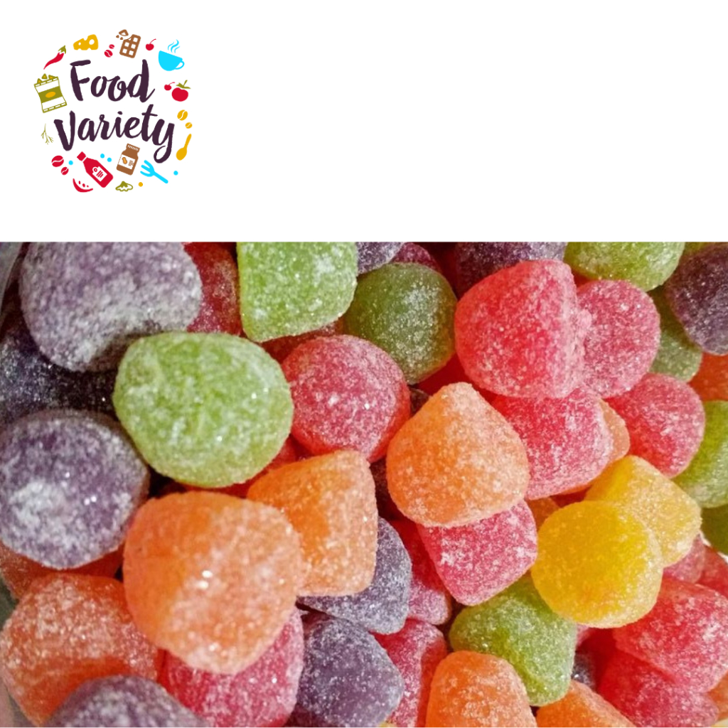 Food Variety Fruit Pastilles 200g ฟู้ดวาไรตี้ ลูกกวาดผลไม้ 200 กรัม
