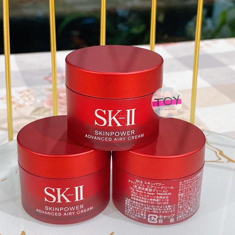 สูตรใหม่ SK-II Skinpower Advanced & Airy Cream 15 กรัม (Exp.2028)