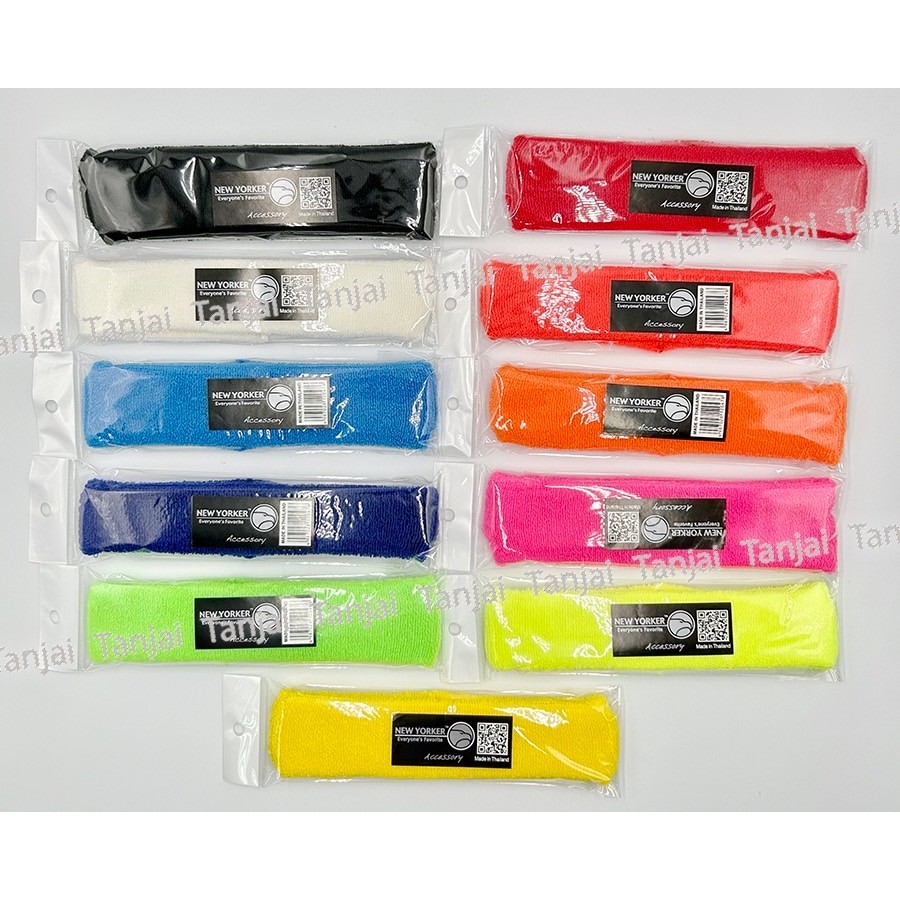 (พร้อมส่ง)ที่คาดหัวขนหนู ซับเหงื่อ หนานุ่ม งานเย็บเรียบร้อย 11 สี ส่งไว