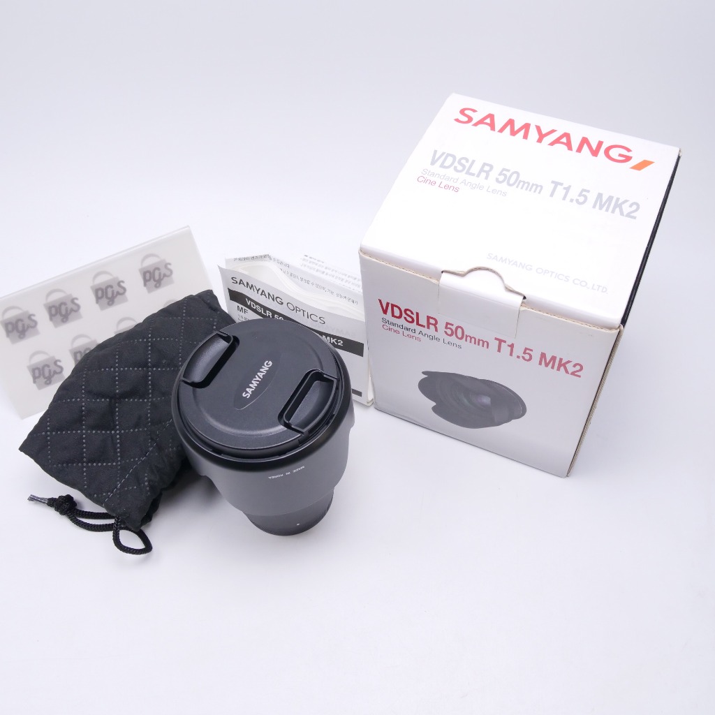Samyang VDSLR 50mm T1.5 MK2 Cine Lens Sony E-Mount Full Frame มือสอง สภาพดี