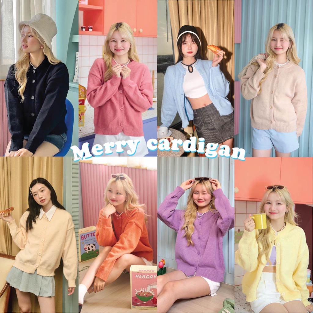 Girlfriend-Merry cardigan เสื้อกันหนาว cardigan