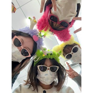 คาดผมตุ๊กตาเอลโม่สัตว์หลาดคาดผมตุ๊กตาสีสวยผ้าคาดขนมิ้ง