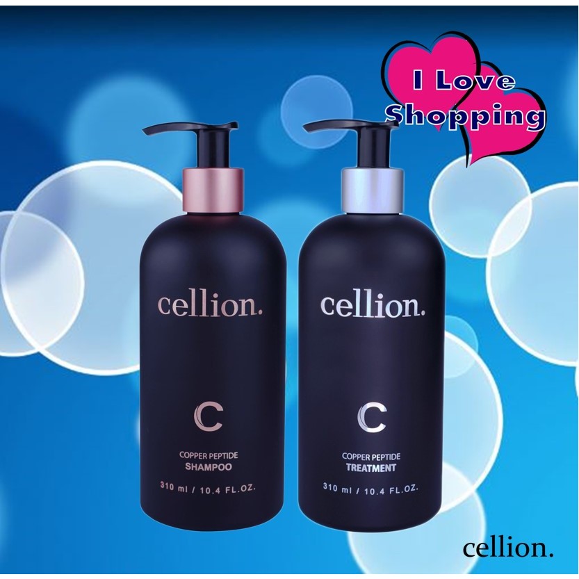 Cellion Hair Shampoo/Treatment 310 ml แชมพู ครีมนวด สำหรับผมร่วง ผมบาง ลดคัน และรังแค