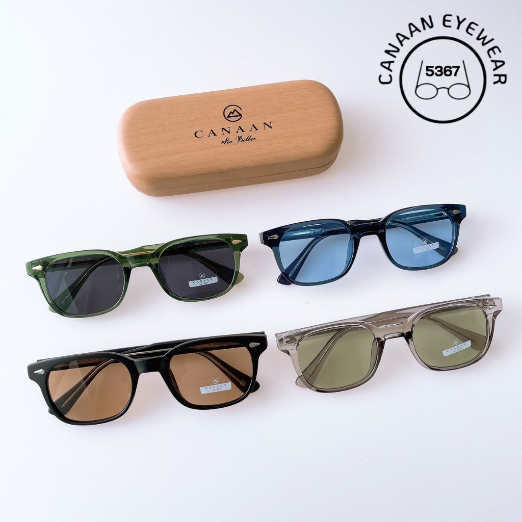 แว่นตากันเเดด แว่นตาทรงเรโทร Retro แบรนด์ Canaan  #5366