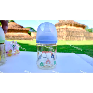 ร้านค้าส่งในประเทศไทย(1ขวด) รุ่นใหม่New สเกลMLไม่บอกออนซ์❌ขวดนมคอกว้างสีชาของนำเข้า5-8 ออนซ์
