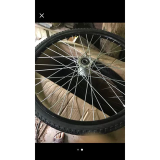 ล้อยางลม ล้อรถจักรยาน ล้อรถเข็น รถสาลี่ 26x1.75”(26x1 3/4”) รถตัดหญ้าแบบเข็น พร้อมยางนอกใน จำนวน1ชุด