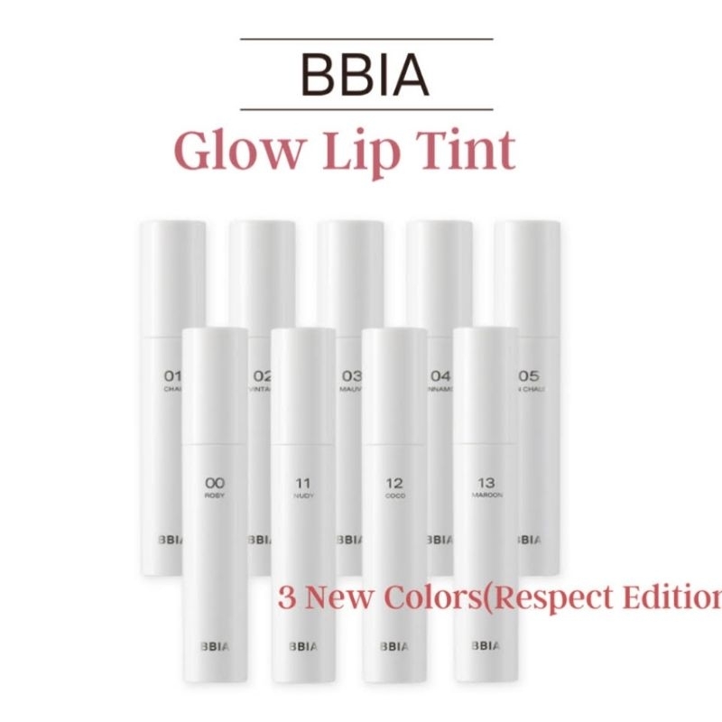 พร้อมส่ง Bbia glow lip tint glossy vivid ลิปทิ้นตัวใหม่