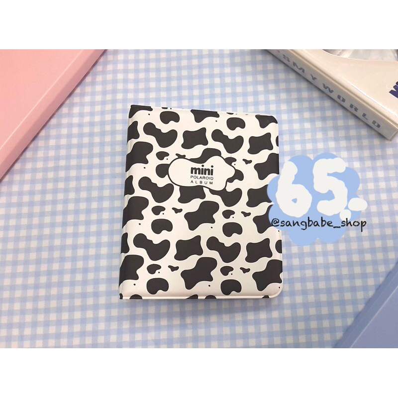 พร้อมส่งแฟ้มใส่การ์ดลายวัว 64 ช่อง แฟ้มเก็บการ์ด แฟ้มสะสมการ์ด