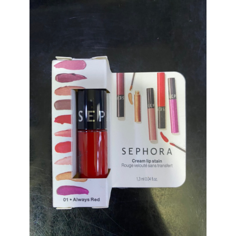 Sephora Collection Cream Lip Stain - 01 Always Red 1.3ml