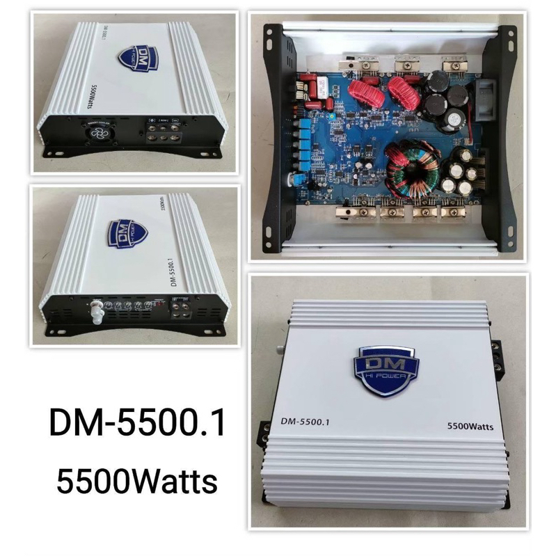 เพาเวอร์แอมป์ คลาสดี ฟรูเร้น DM-5500.1 คลาสดี ดิจิตอล แอมป์บราซิล DM-5500.1 Class-D digital 5500watt