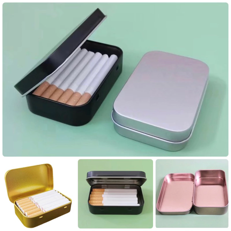 กล่องใส่บุหรี่ กล่องเหล็ก แบบฝาเปิดข้าง รหัส CB001 พร้อมส่ง ราคาถูก