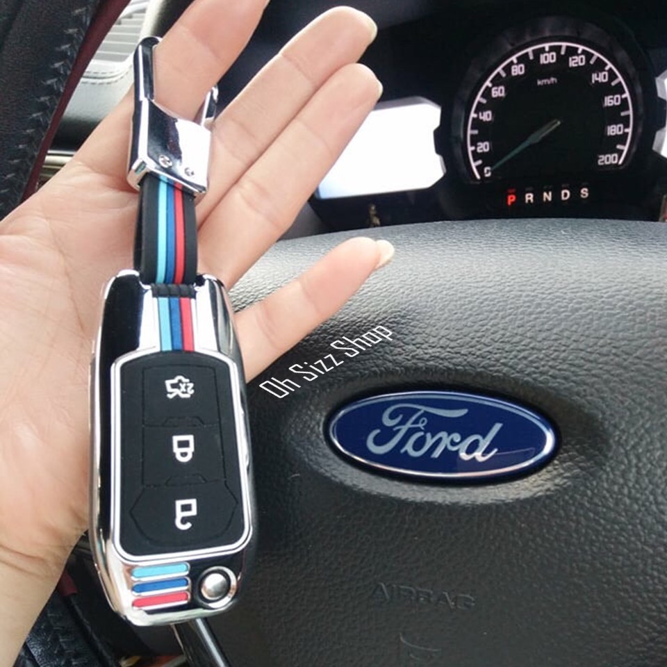 เคสโลหะรีโมทรถ Ford Ranger , Ford FX4 แบบไขสตาร์ท Ford Key Sets Model Ford Ranger XLT, Wildtrak 2015-18 Key 2, 3 ปุ่ม Me - รูปที่ 5