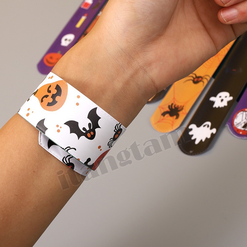 ส่งไวจาก กทม. สายรัดข้อมือ งานปาร์ตี้ ลวดลาย ฮาโลวีน (สุ่มลาย) - รูปที่ 5