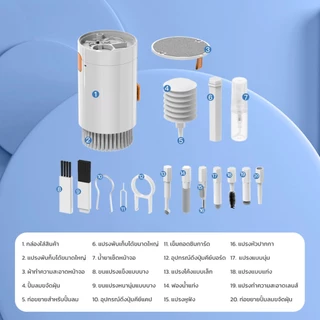 ทําความสะอาดหูฟัง Moreno แท้ แปรงทําความสะอาดคีย์บอร์ด 20in1 บอกลาสิ่งสกปรก น้ำหนักเบา พกพาสะดวก