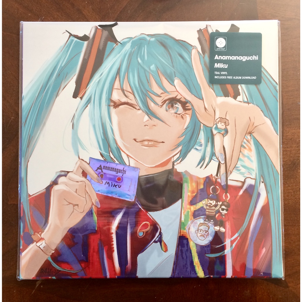 vinyl record LP :   ANAMANAGUCHI /  Miku (colored vinyl record) / made in US
