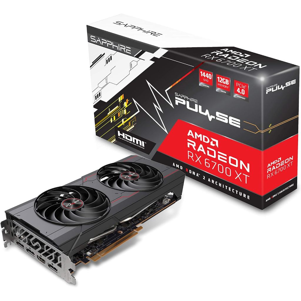 SAPPHIRE PULSE RX6700 XT Gaming 12GB DDR6