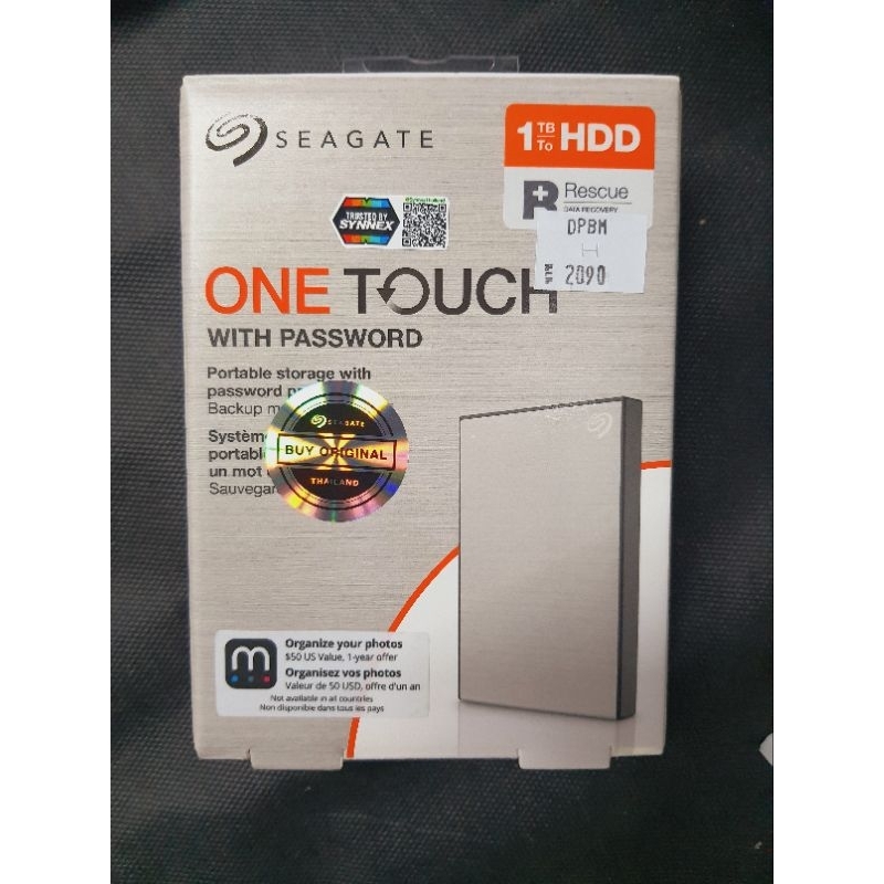 1 TB EXT HDD 2.5'' SEAGATE ONE TOUCH WITH PASSWORD PROTECTION BLACK (STKY1000401)