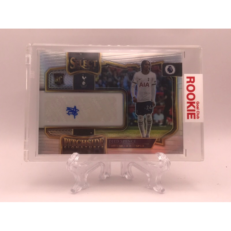 การ์ดนักฟุตบอล Select Premier League Pitchside Signatures Auto #PS-DJS Djed Spence 22-23