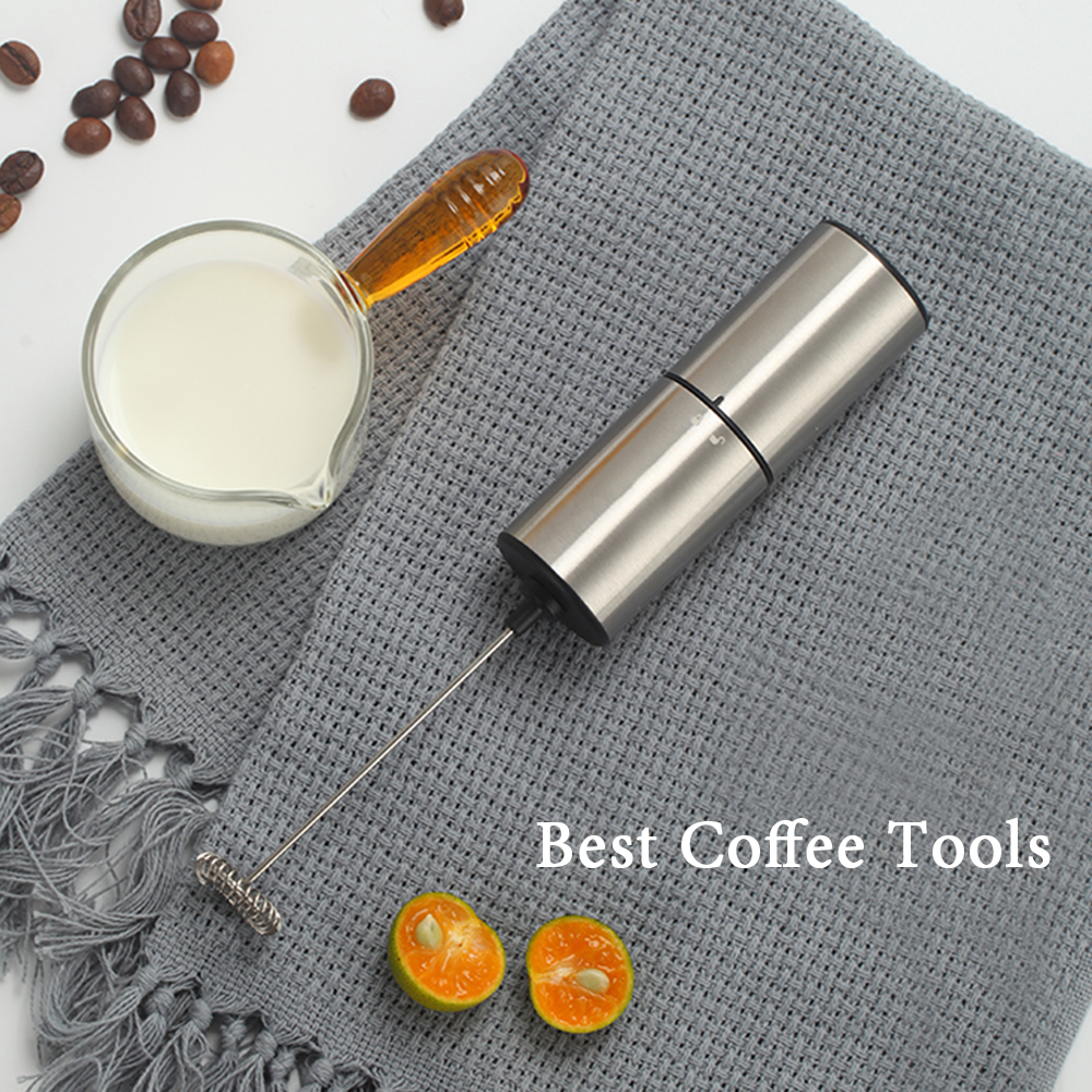 พร้อมส่ง | เครื่องตีฟองนมไร้สาย เครื่องตีฟองนมไฟฟ้า ลวดสเตน Milk Frother