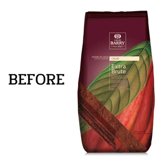 ผงโกโก้ Callebaut Extra Brute 1 กก. Callebaut BOTANICAL EXTRA BRUTE COCOA POWDER 1kg (Formerly Cacao Barry)