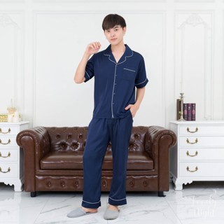 ชุดนอนผู้ชาย LovelyNight แขนสั้น-ขายาว Design D35