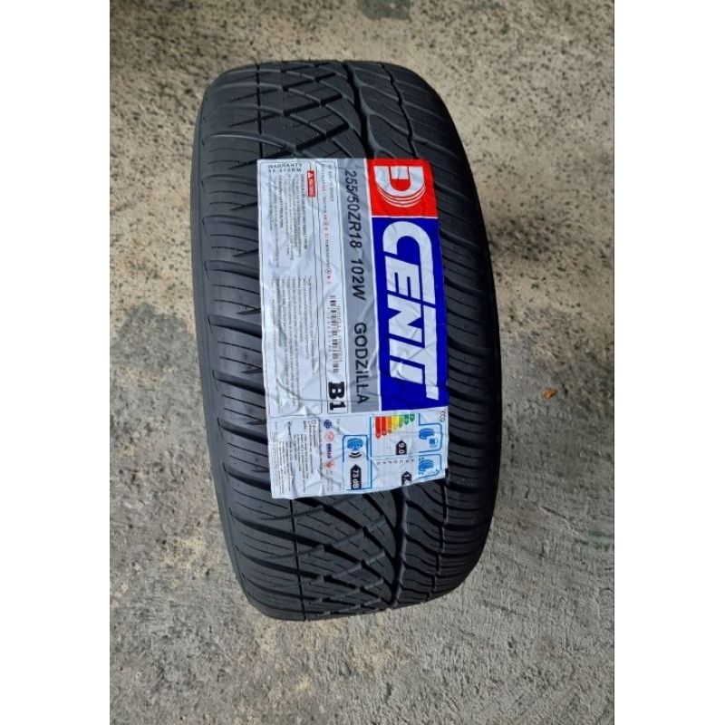 ยางไทย255/50R18​ยี่ห้อดีเซนติ DCENTIยางใหม่ปี2025ยางผลิตประเทศไทยดอกยางลายนิตโตะ 420(ราคารวม4เส้น)