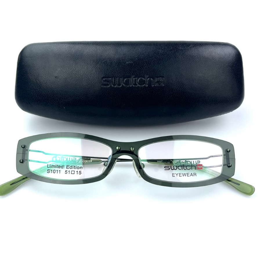 กรอบแว่นตา Swatch สำหรับเลนส์สายตา ดีไซน์สวยหรู น้ำหนักเบา สวมใส่สบาย อุปกรณ์ครบกล่ง +พร้อมส่งทันที (#S5)