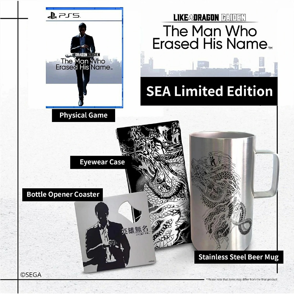 [PS5] [มือ1] Like A Dragon Gaiden: The Man Who Erased His Name SEA Limited Edition [PlayStation5]