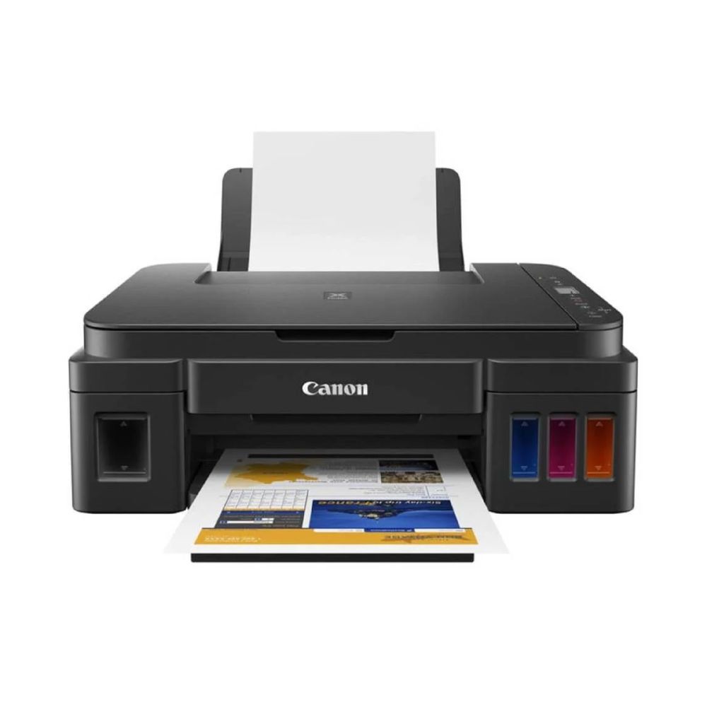 ปริ้นเตอร์ CANON PIXMA G3010 Printer (พร้อมหมึกแท้ในกล่อง 1 ชุด)+Ink BK 1 ขวด