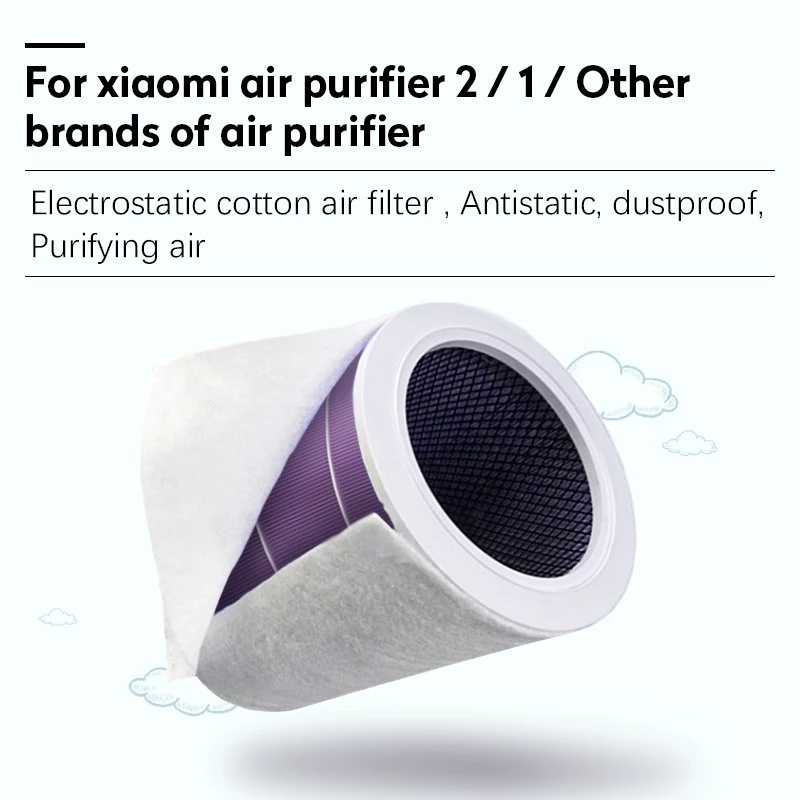 Electrostatic Filter Cotton,HEPA Filtering Net for Xiaomi Mi Universal Air Purifier 2/2S/2H/2C/3H/3C/3S/pro Anti-Dust