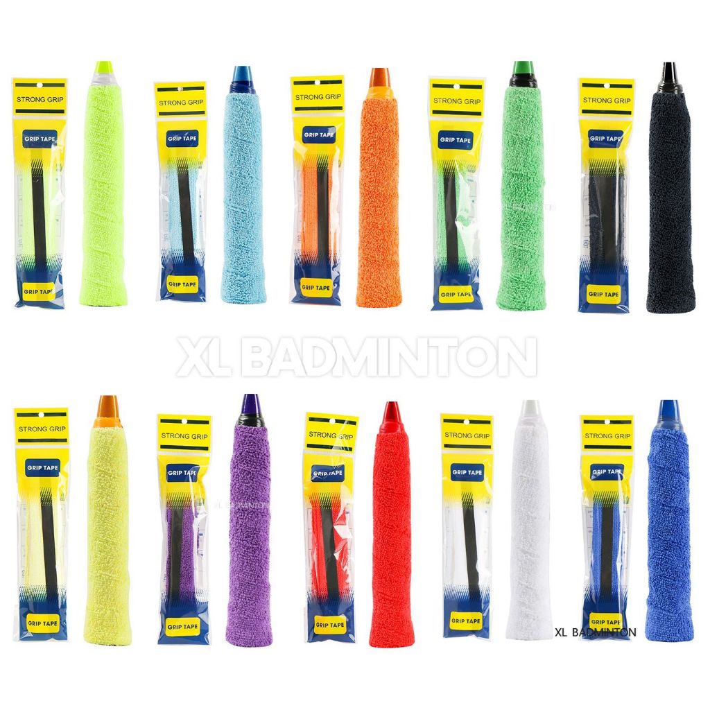 🇹🇭 พร้อมส่งจากไทย 🇹🇭 กริปพันด้ามผ้าไมโครฯ ไม้แบดมินตัน แบบมีกาวในตัว ผ้านุ่มจับกระชับมือ [พันด้ามผ้า GRIP TAPE] - รูปที่ 4