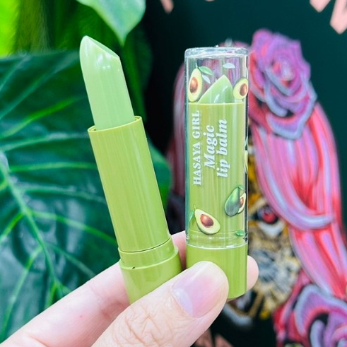 (1ชิ้น) HT1038อะโวคาโดลิปมันเปลี่ยนสี Hasaya ลิปบาล์ม​ ลิปบำรุงปาก