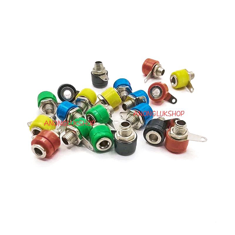 10ตัว 👉👉 Banana Jack 4MM.  บานานาแจ็ค ปลั้กกล้วย 4มิล แจ็คตัวเมีย