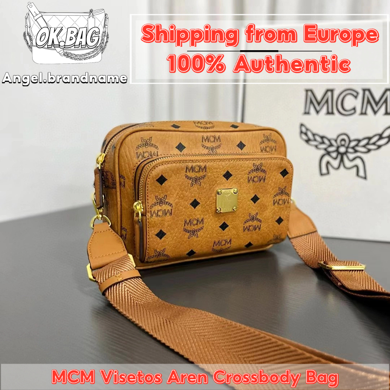 👜เอ็มซีเอ็ม MCM Visetos Aren Crossbody Bag X-mini/Small กระเป๋าครอสบอดี้