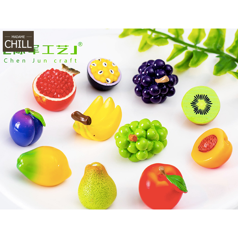 [MC684] ตุ๊กตุ่นจิ๋ว ผลไม้ ทับทิม เสาวรส มังคุด อะโวคาโด องุ่น พีช แอปเปิ้ล  (1 ลูก ราคา 12 บาท)